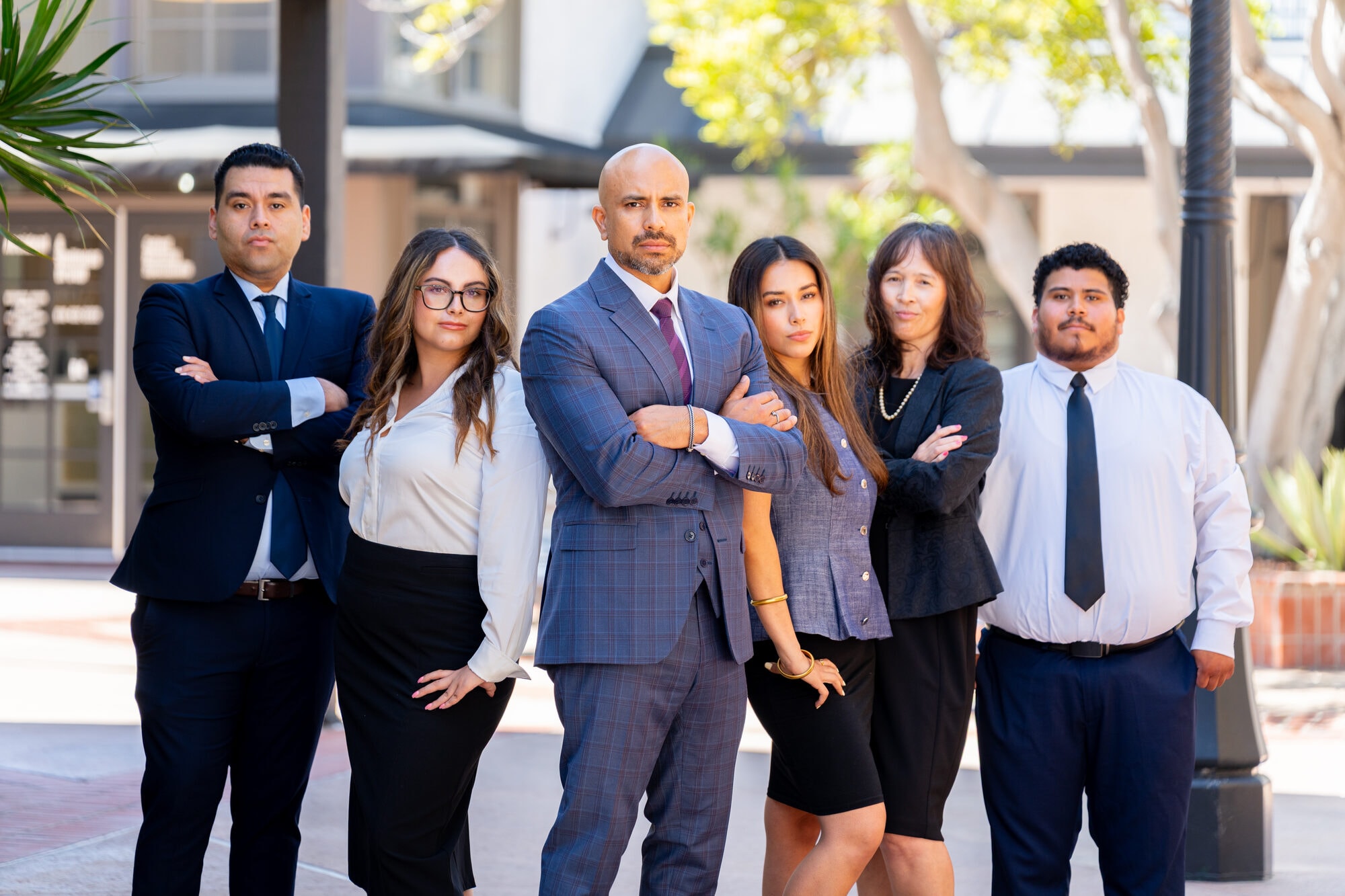 Orozco Law Firm attorneys and staff walking near their Chula Vista office